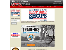 Tablet Screenshot of bicyclewise.com